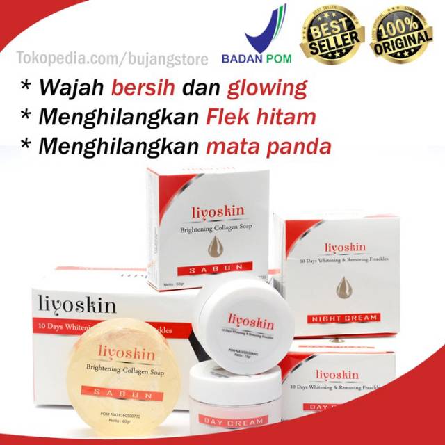 Cream Pemutih Wajah BPOM  Cream Pencerah  Wajah  Liyoskin Original