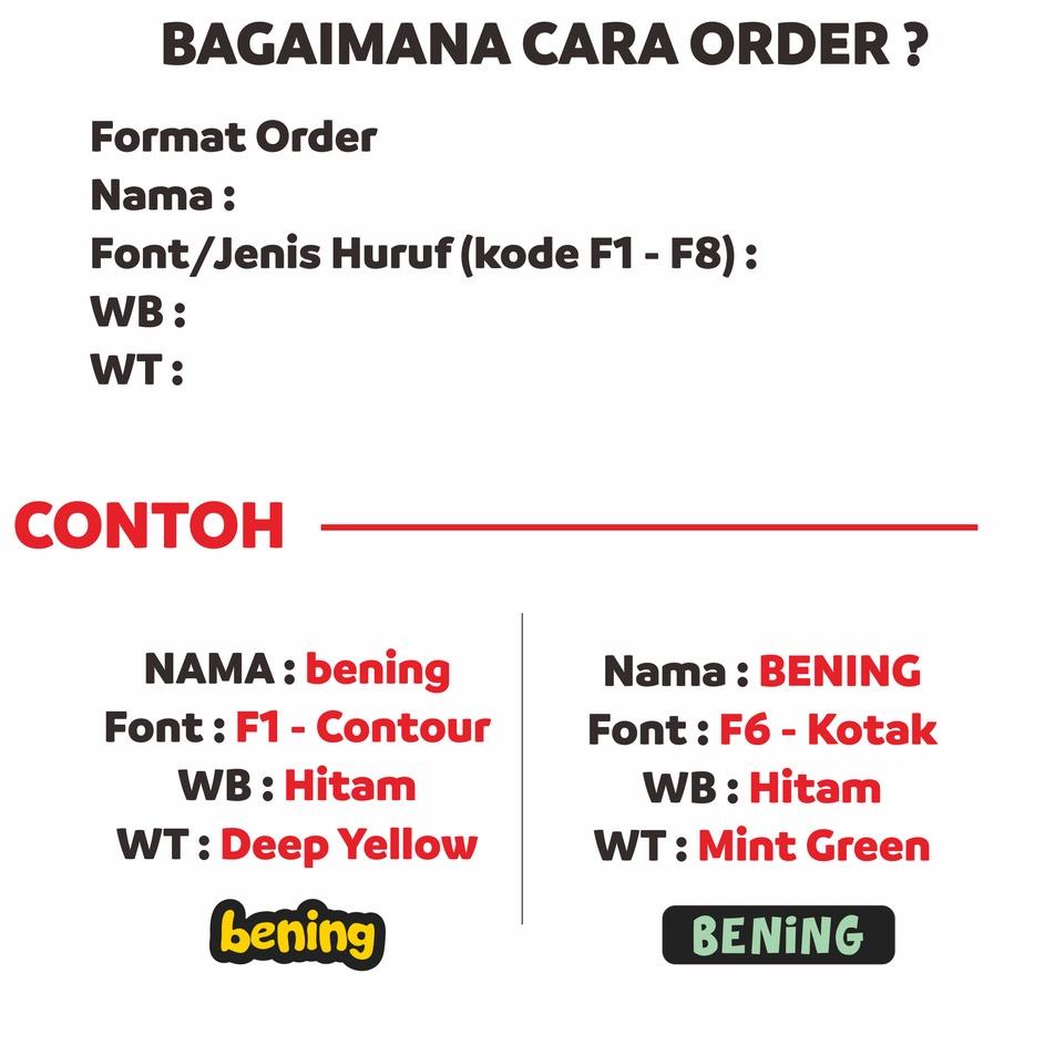 

Terjangkau Stiker Kain Label Baju Nama Anak Sablon Setrika Name Label Sticker Iron on sticker aesthetic custom dapat 50pcs // Kain // BLUESTIKER !