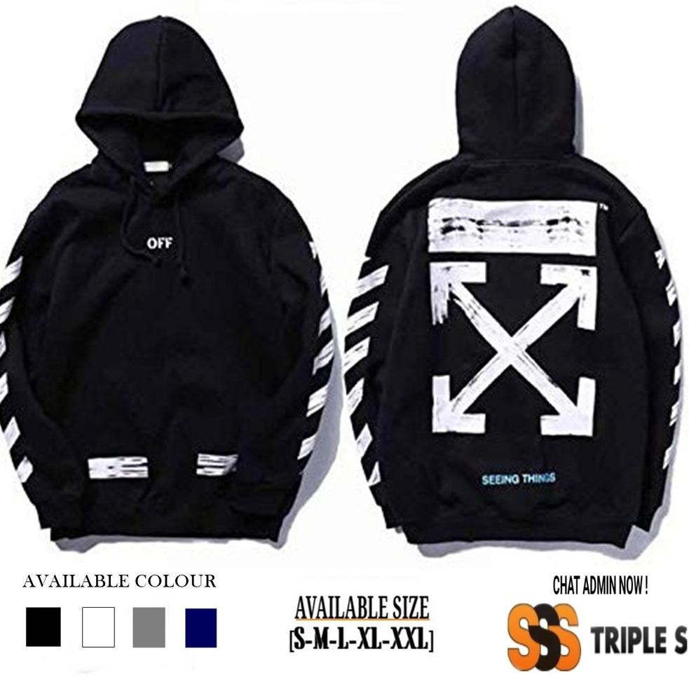 harga off white hoodie