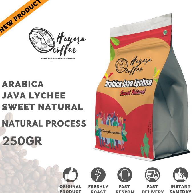 

[ COD ] Kopi Arabika Java Lychee Sweet Natural (Preanger Arabica CM-Series) TERPERCAYA Kode 665