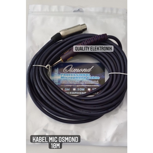 KABEL MIC OSMOND 10 METER