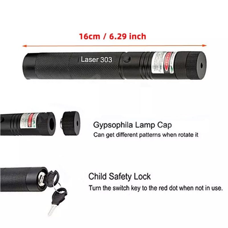 Green Laser Pointer 303 / Laser Hijau