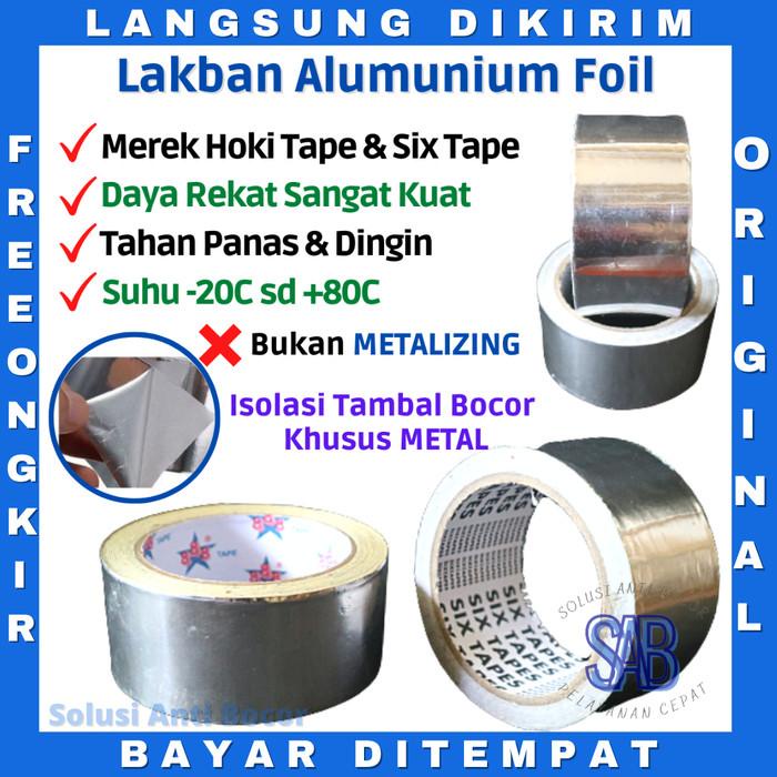 Lem Lakban Alumunium Foil Murni Tambal Panci Knalpot Radiator Bocor