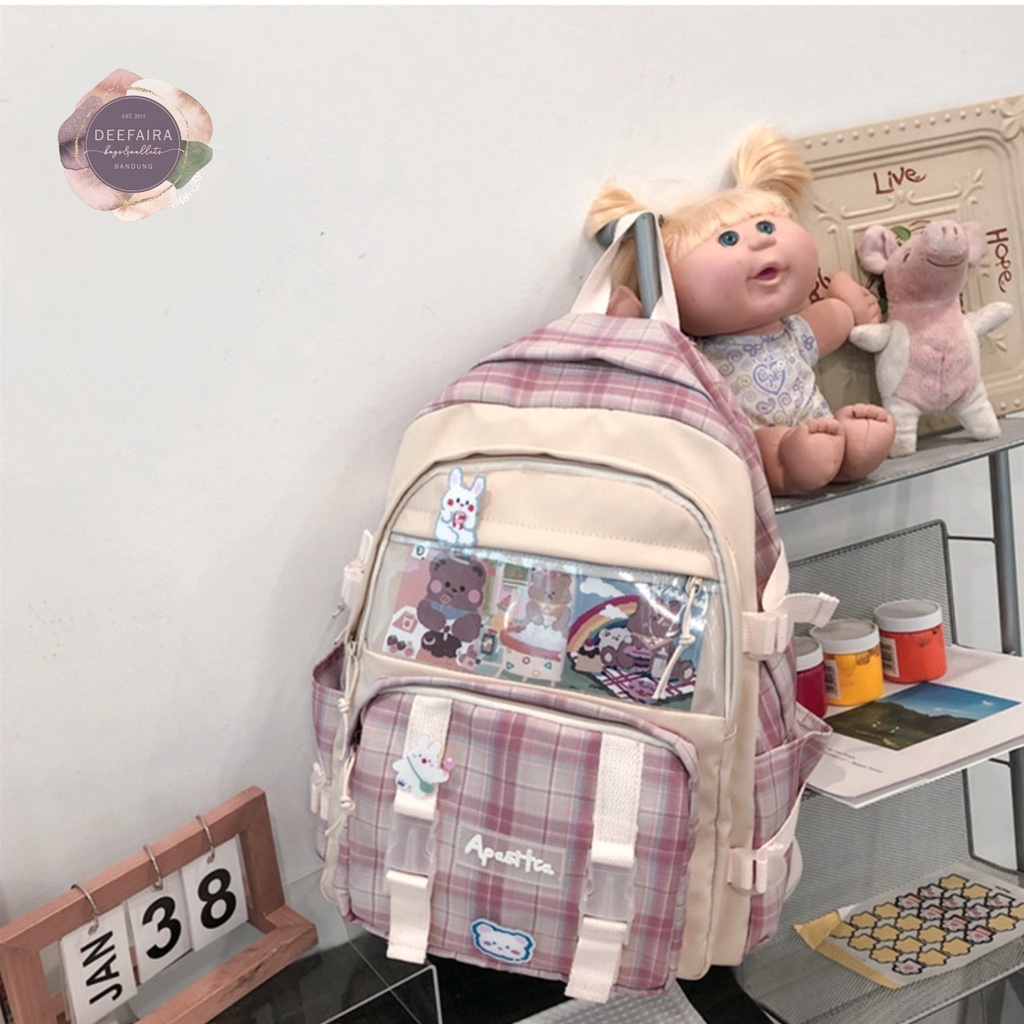 Tas Ransel Sekolah Untuk Perempuan Korean Kawai1 Cartunn Tas Perempuan Sd Smp Sma
