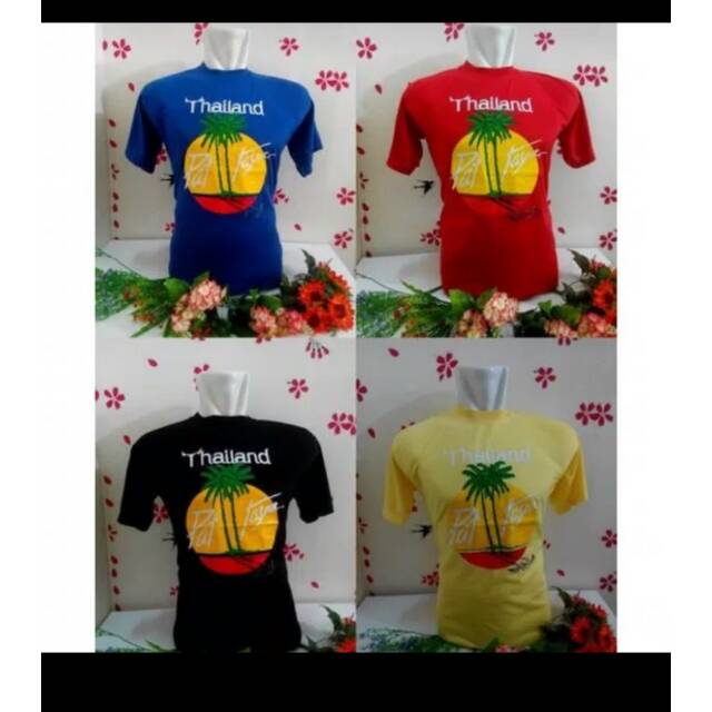 Kaos Oleh oleh Hadiah Kado Thailand - Souvenir Hadiah Kaos Thailand - Kaos