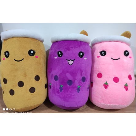 Boneka boba milk tea led jumbo