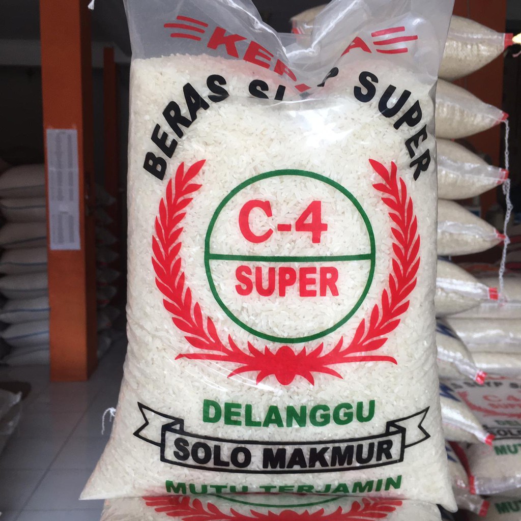 Beras Slyp C4 Super 5kg 10kg 20kg 25kg Indonesia