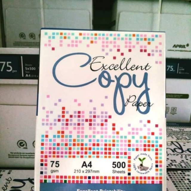 KERTAS A4 75GR EXCELLENT COPY PAPER Shopee Indonesia