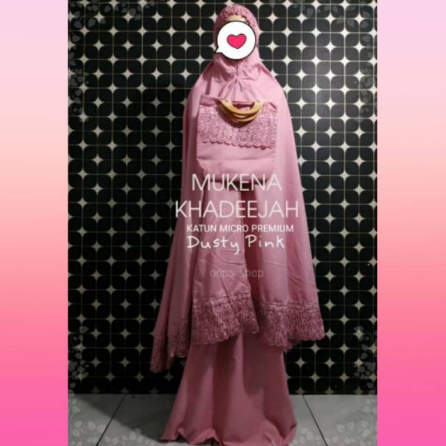 Mukena Khadijah | Katun Micro Premium | Mukena Khadeejah | Mukena Terbaru 2021