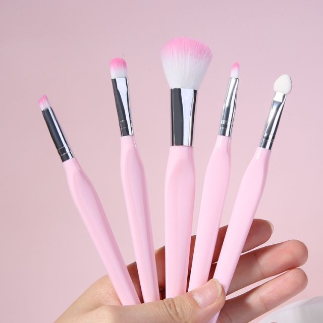 Make Up Brush Set PREMIUM  Kuas Makeup Set Kuas Makeup isi 5 PCS Brush