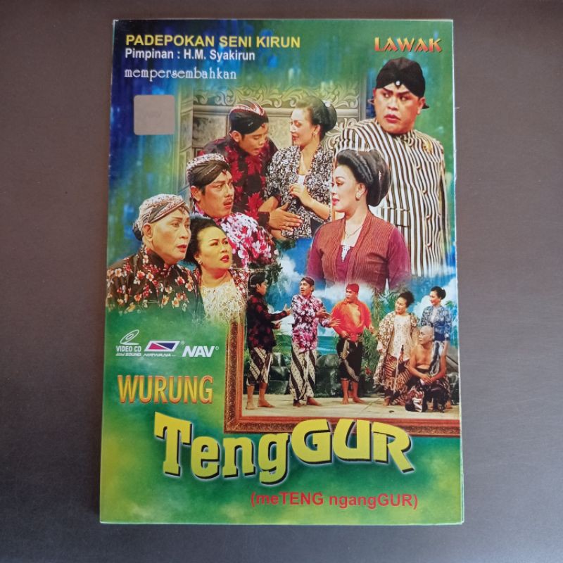 KASET VCD DVD ORIGINAL LAWAK KIRUN WURUNG TENGGUR