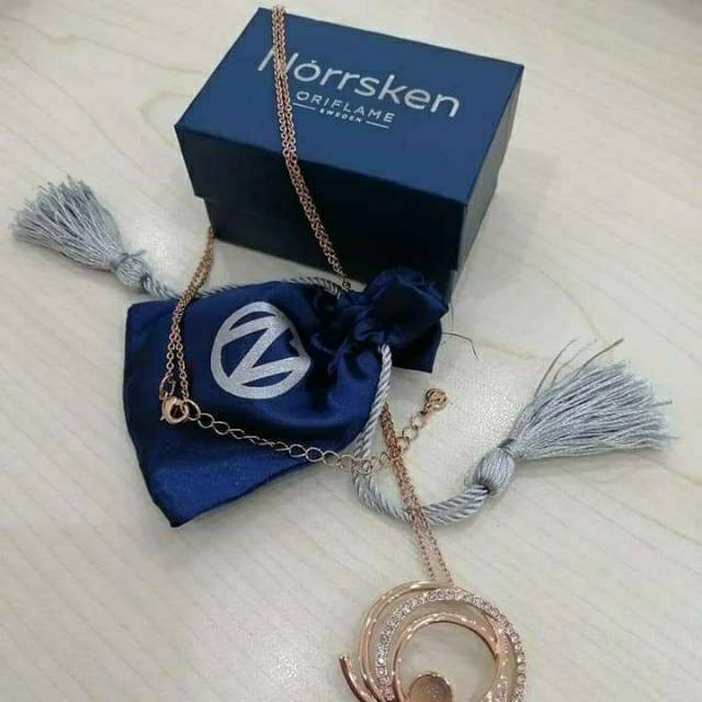 agate aura pendant necklace Oriflame