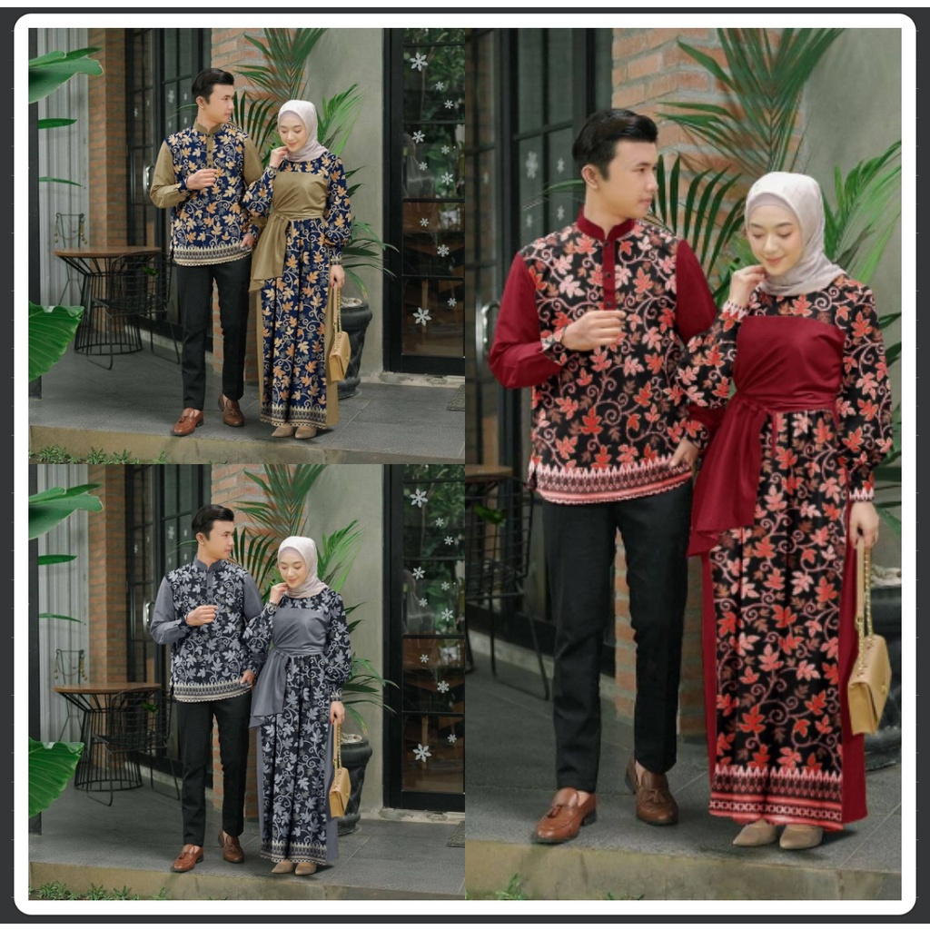 (TERMURAH 180RB SPASANG) Batik Couple Princes Hayunda Titian Couple Sarimbit Suami Istri Couple Terb