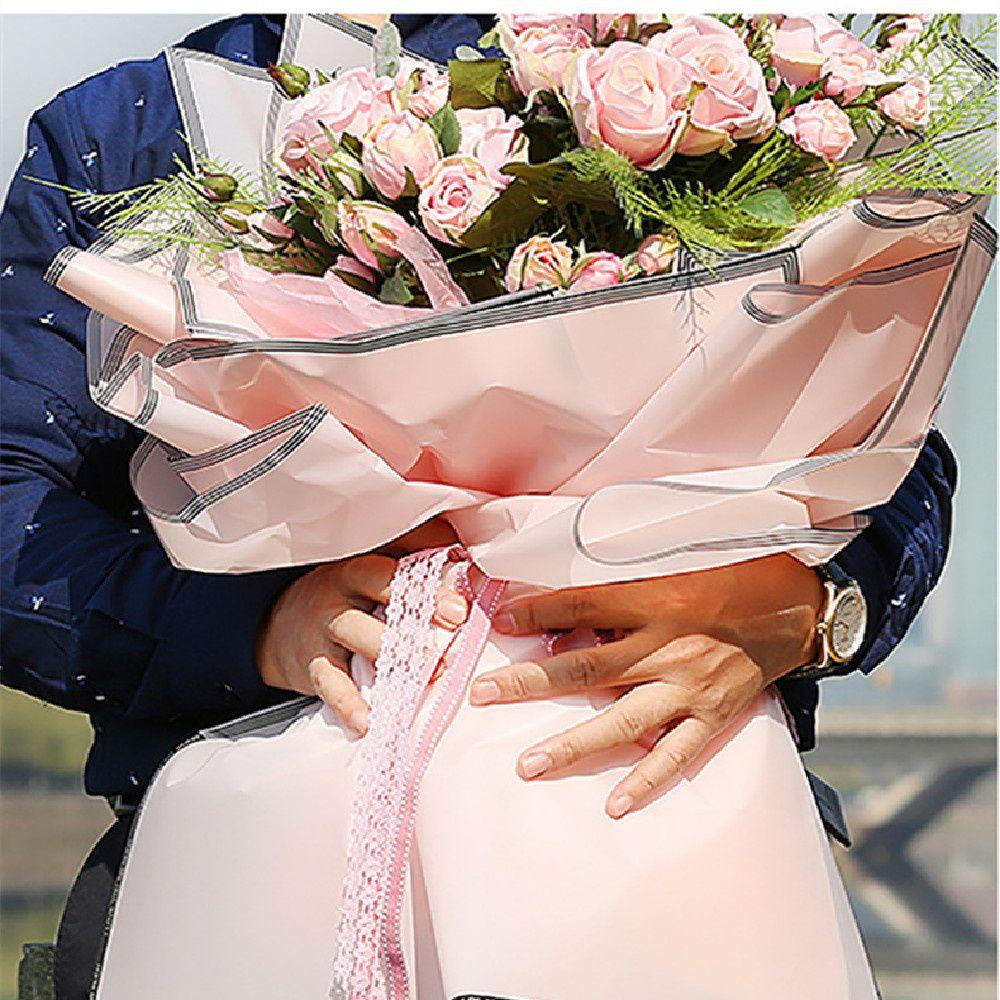 20pcs Kertas Pembungkus Buket Bunga Warna-Warni Untuk Dekorasi Pesta