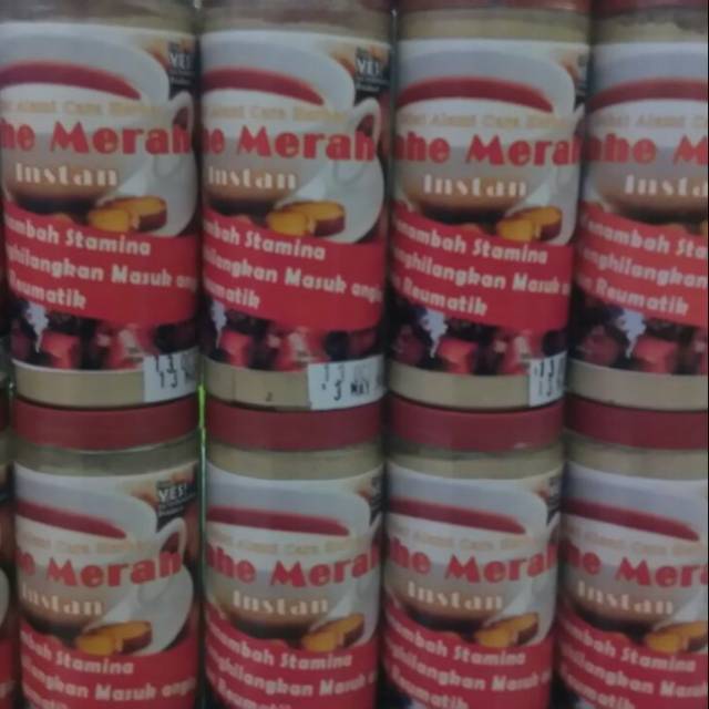 

Minuman kesahatan jahe merah instant