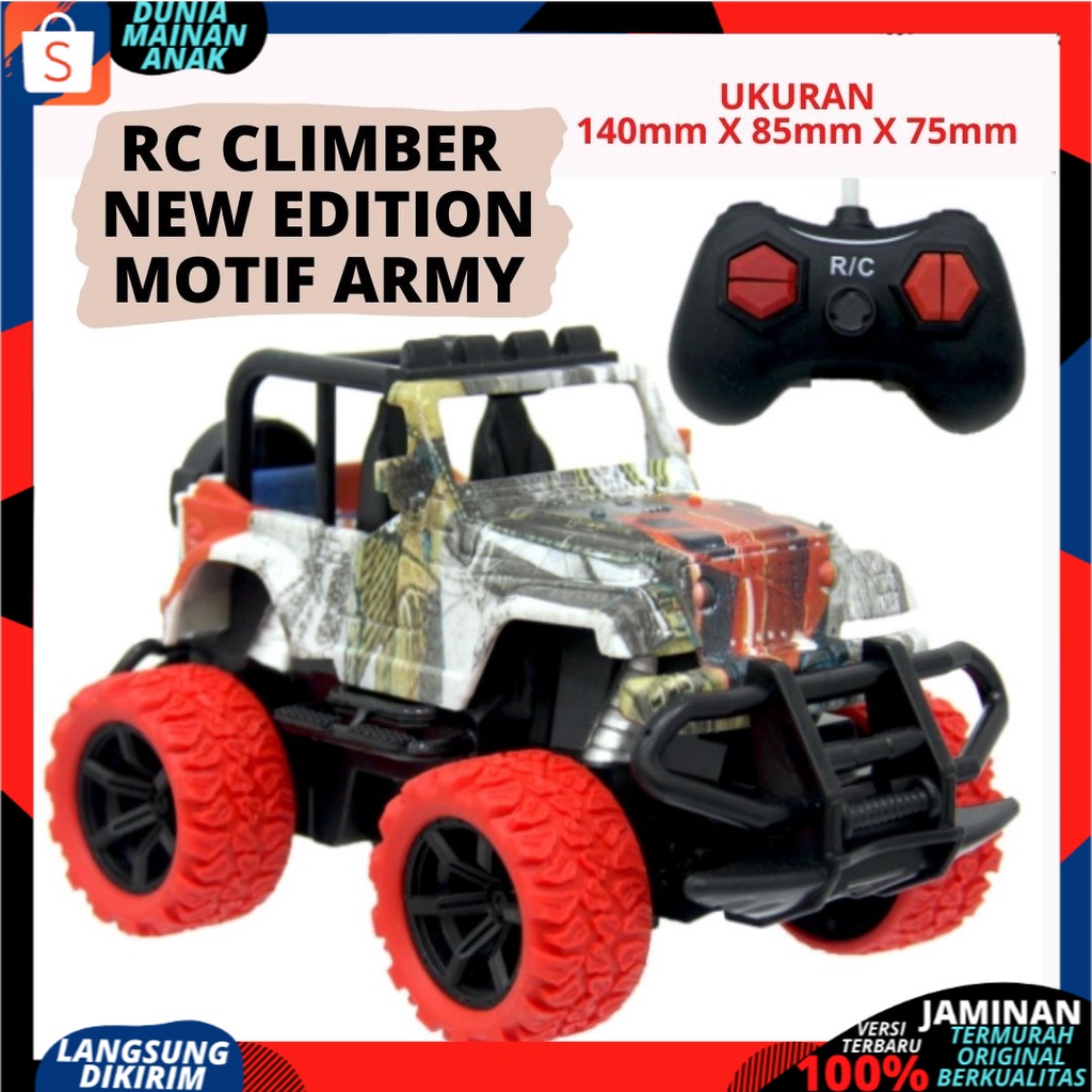 Mainan Mobil Remot Kontrol / RC Rock Crawler Mobil Remote Kontrol Jeep Off Road Mini Climber Car