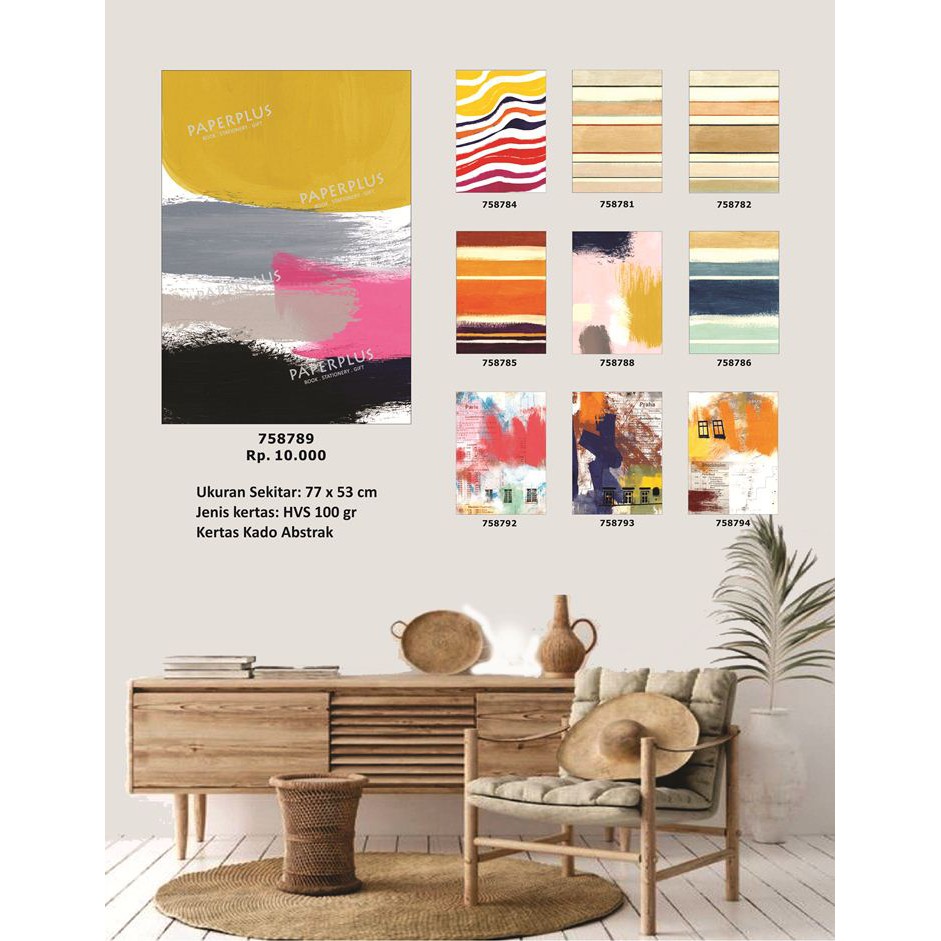 

Kertas Kado Abstrak_Jubilee Mix 2_Series