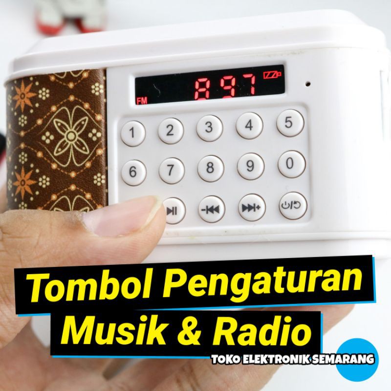 ADVANCE SPEAKER PORTABLE PORTABEL TP 600 BT TP600BT BLUETOOTH FM RADIO USB MICROSD