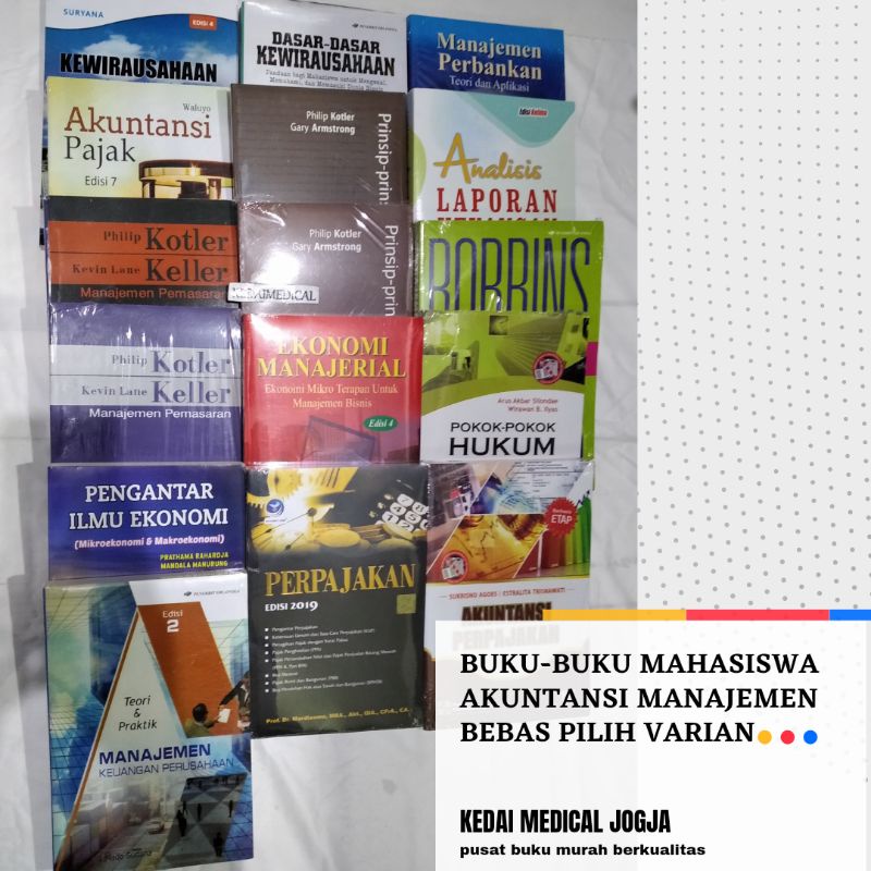 BUKU MAHASISWA AKUNTANSI MANAJEMEN BEBAS PILIH VARIAN TERMURAH