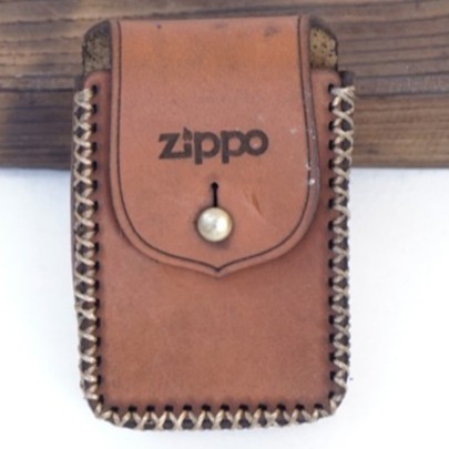 case zippo-cover zippo-sarung zippo-wadah zippo kulit asli