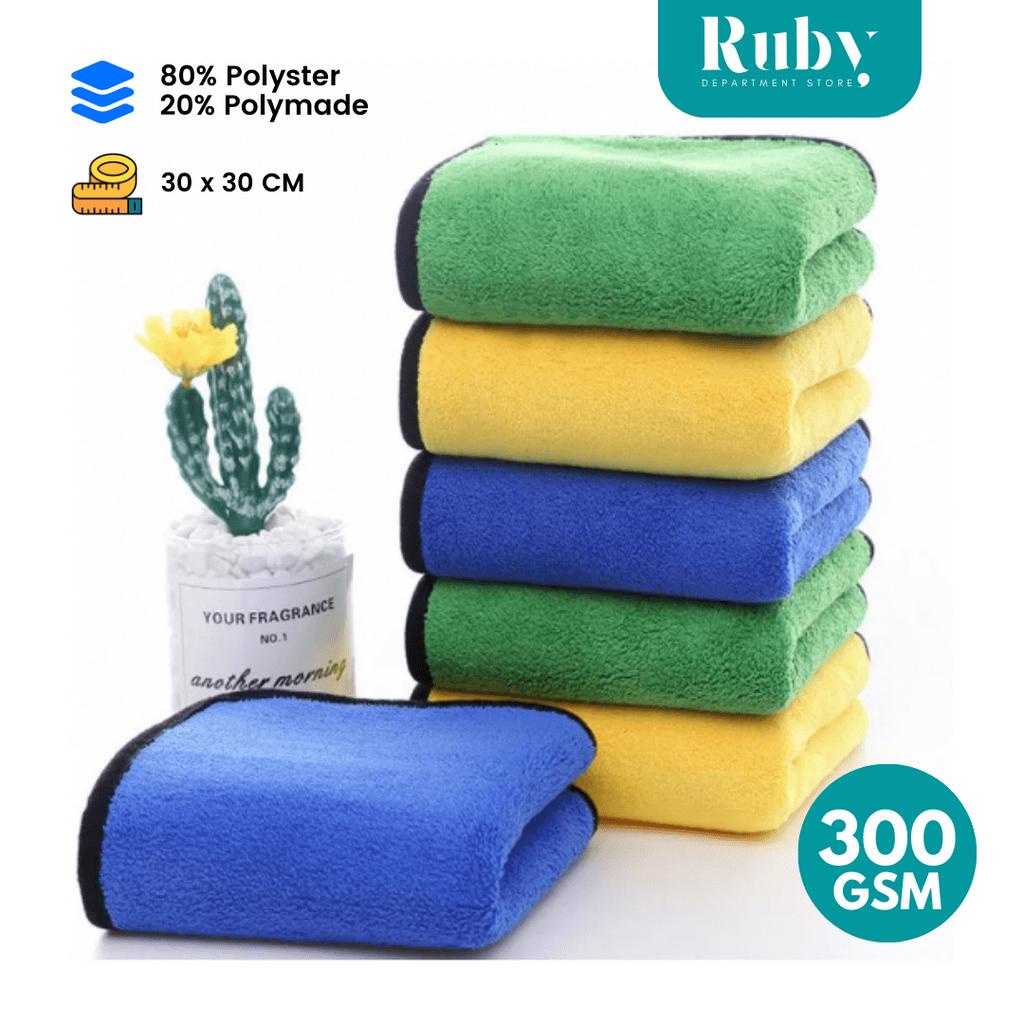 TRS - Microfiber Kain Lap Premium Halus Lembut 30x30 Cm 300 Gsm