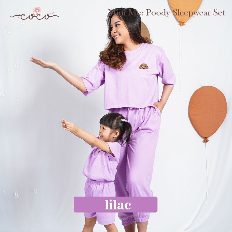 COCO - POODY SET - Celana Panjang - Setelan Wanita - Homewear - Pakaian Wanita - Piyama Wanita - Dailywear - Set Wanita-4