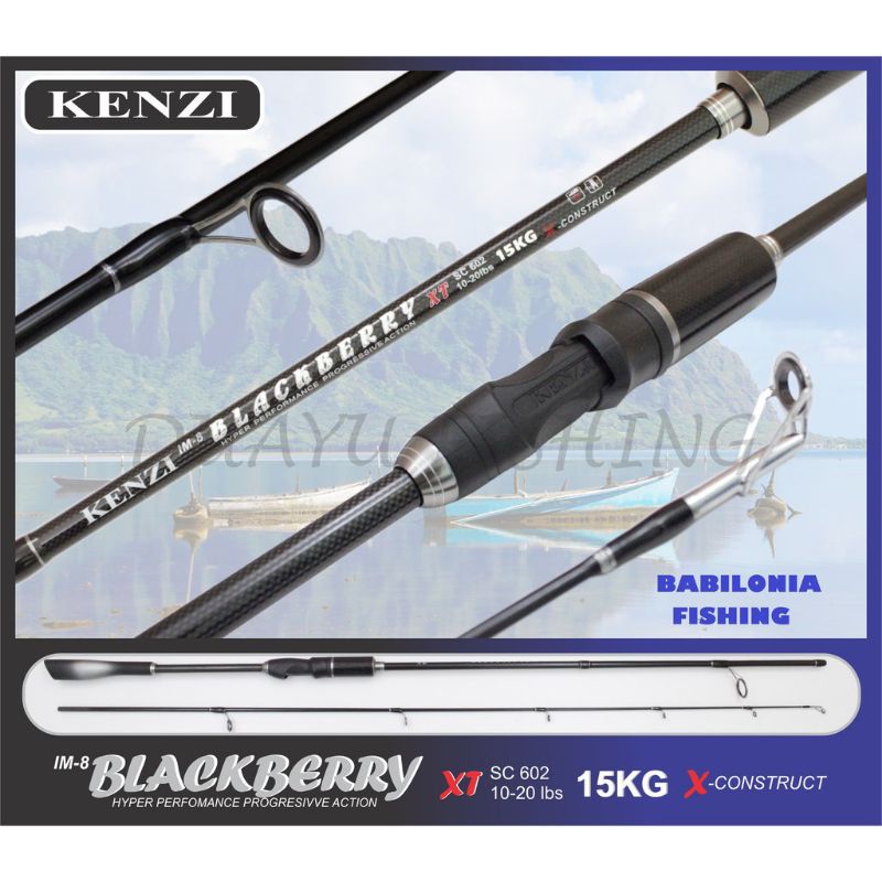 bait casting kenzi blackberry 10-20 LB terlaris