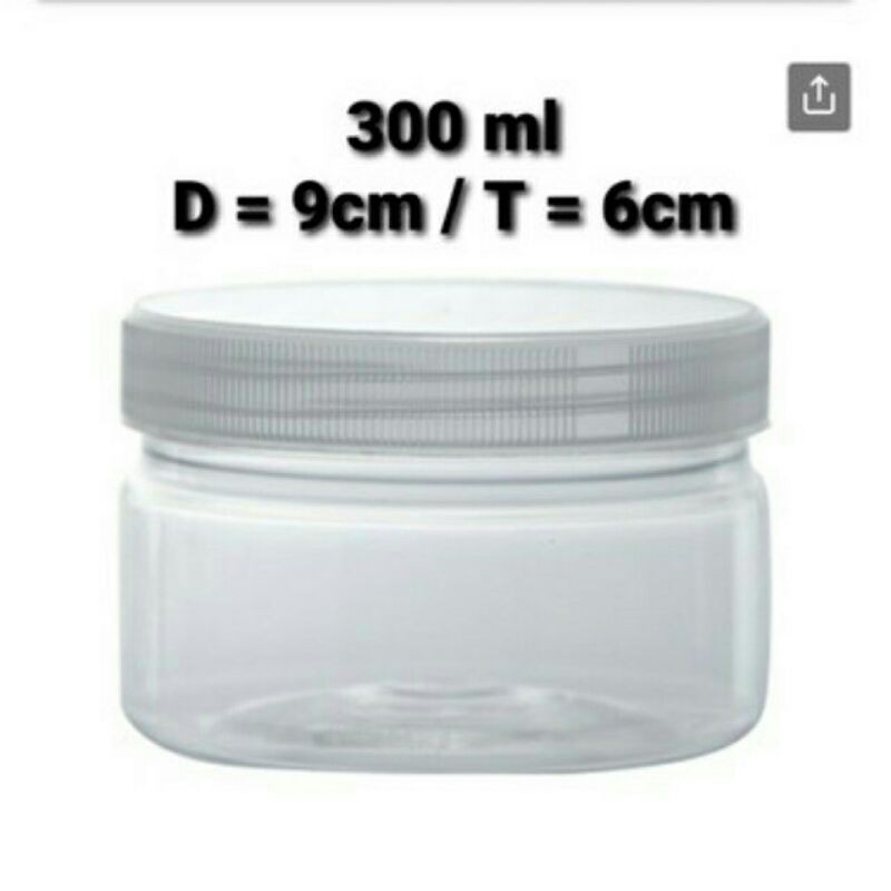 toples plastik 300ml PREMIUM - toples kue - toples tabung- toples lucu  toples lebaran  toples kecil