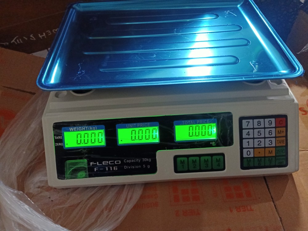 Fleco 116 Timbangan Digital Laundry / Buah / Bahan Makanan 30 Kg
