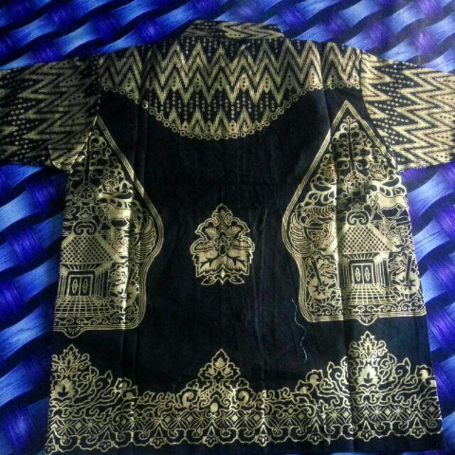 Baju Batik Couple Keluarga Modern Gamis Kemeja Batik 2 Anak Motif Wayang Prada Terbaru