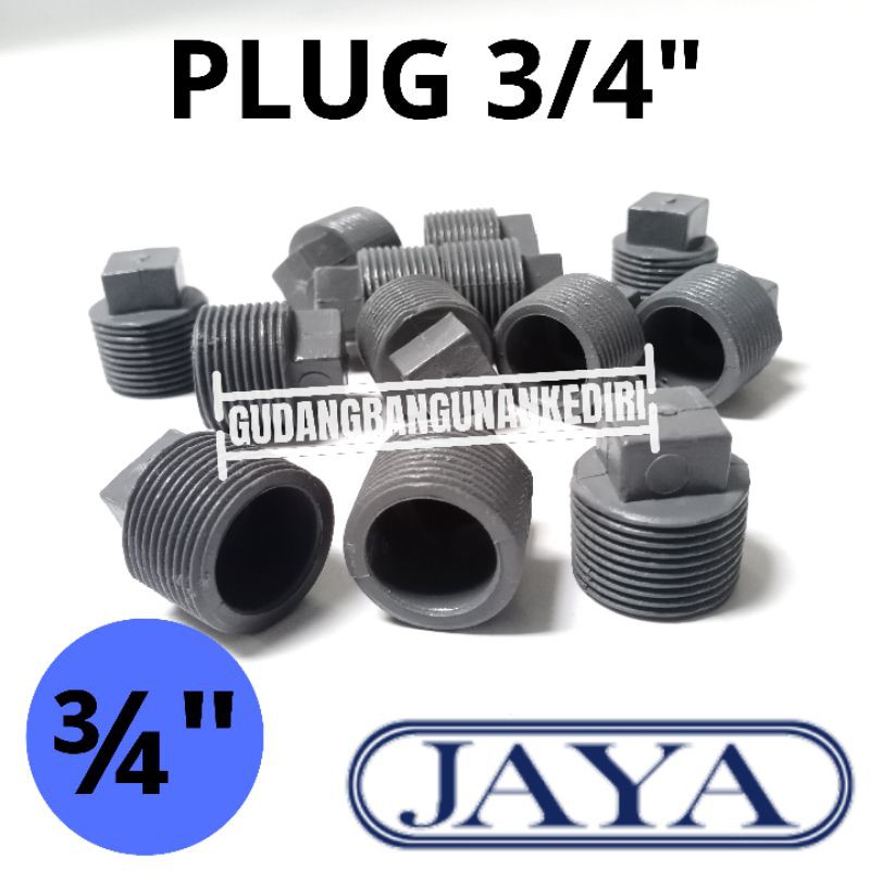 Plug 3/4” / tutup drat luar 3/4” TS JAYA