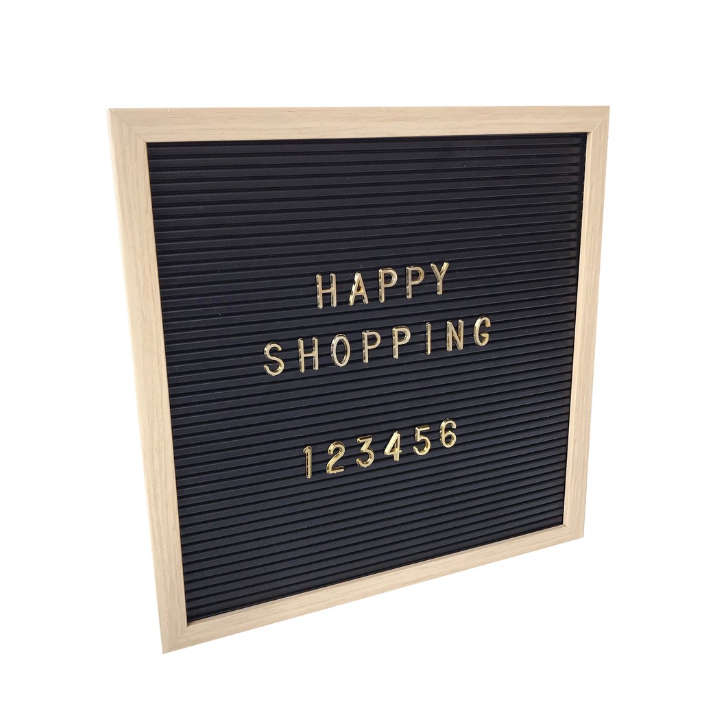 HOW.R.U | 2cm - Huruf Tambahan Emas / Gold untuk Letter Board / Papan Nama Bayi / Menu Cafe / Properti Foto