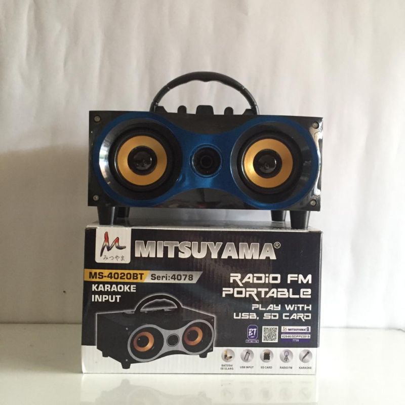 SPEAKER PORTABEL BLUETOOTH MITSUYAMA MS-4020BT