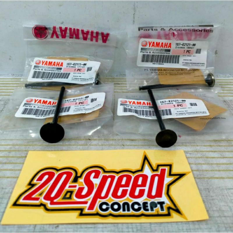 + YAMAHA KLEP SET IN & EX JUPITER MX 1S7-E2121-00 1S7-E2111-00