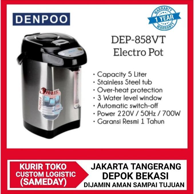Denpoo Dep 858 termos listrik denpoo 5 liter