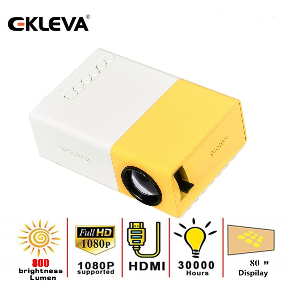Ekleva Super Mini Led Portable Projector YG300 Pro Proyektor