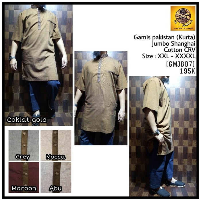 SALE GILA !!! ATASAN KURTA\\U002FGAMIS PAKISTAN PRIA DEWASA JUMBO LENGAN PENDEK AL-AMWA