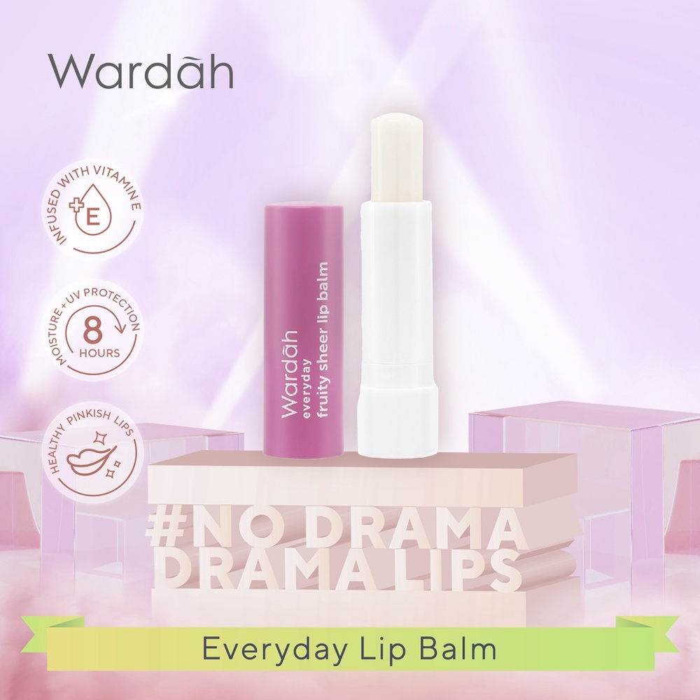 ❤ BELIA ❤ WARDAH Everyday Fruity Sheer Lip Balm &amp; Moisture Lip Nutrition | lipbalm pelembab bibir