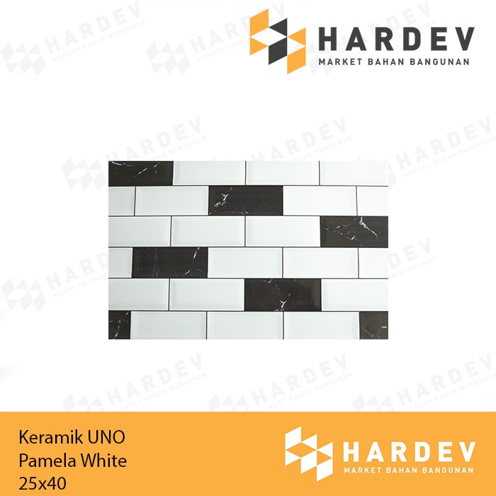 KERAMIK UNO 25X40 PAMELA WHITE