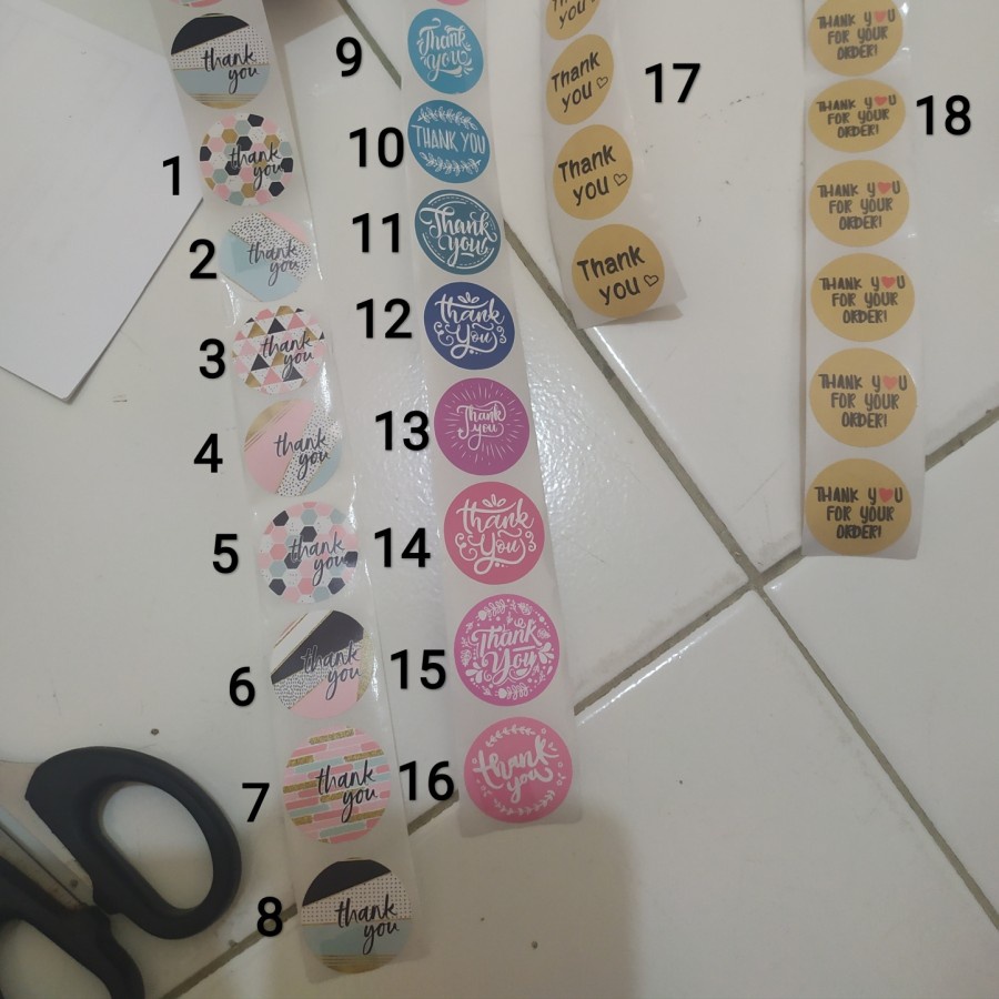 

Special Promo Label Stiker Thank You For Order Stiker Label Thank You Label Stiker
