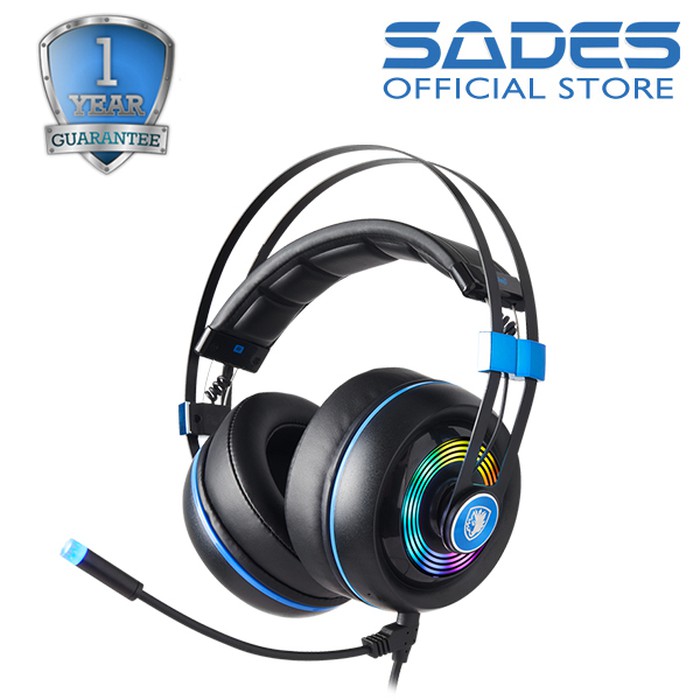 HEADSET GAMING SADES ARMOR REALTEK GAMING AUDIO (RGB)