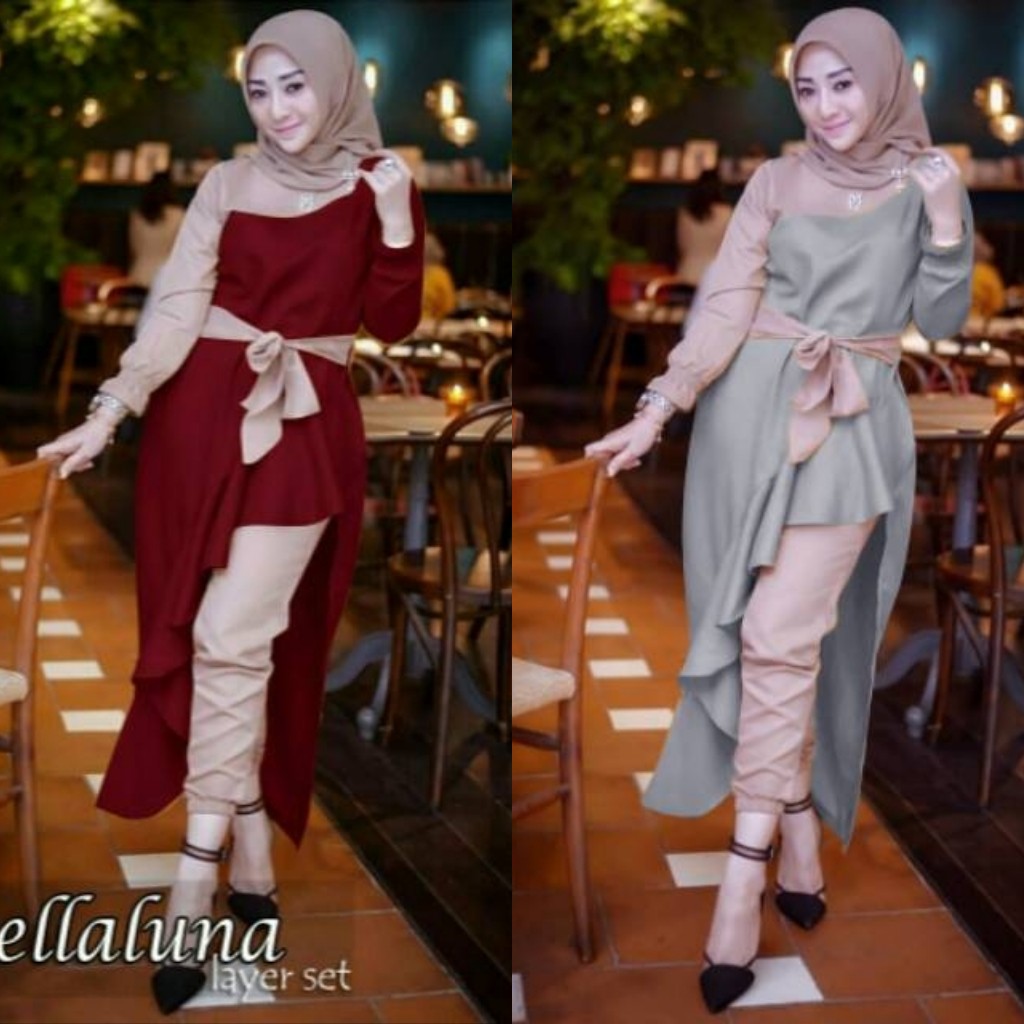 SET BELLALUNA 9 WARNA MOSCREPE