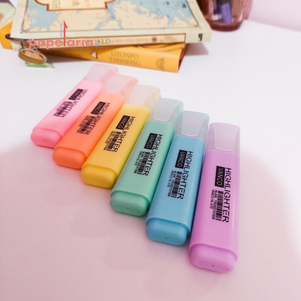 

[Papelaria.id] MURAH Stationery Stabilo / Highlighter Warna Pastel Soft Macaron 6 Variasi