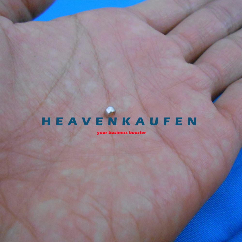 Stopper Resleting Zipper Atas No 3 Nikel Silver Per Pack isi 100 Pcs