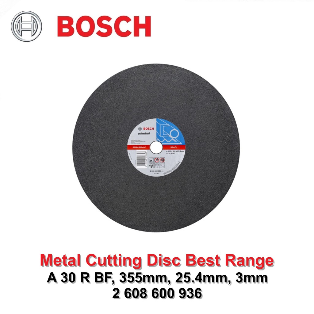 Mata Gerinda Potong 14" Bosch A 30 R BF Metal Cutting Disc Best Range