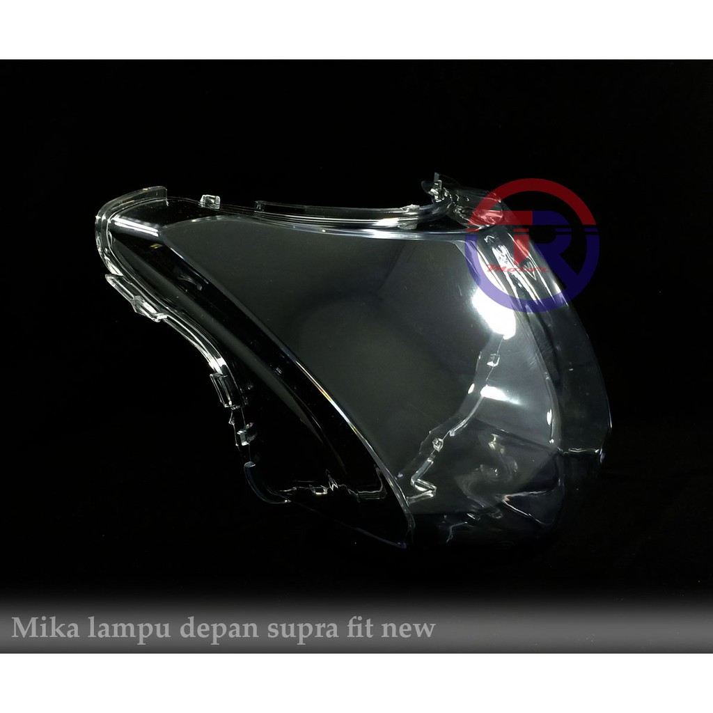 mika kaca lampu depan honda supra fit new