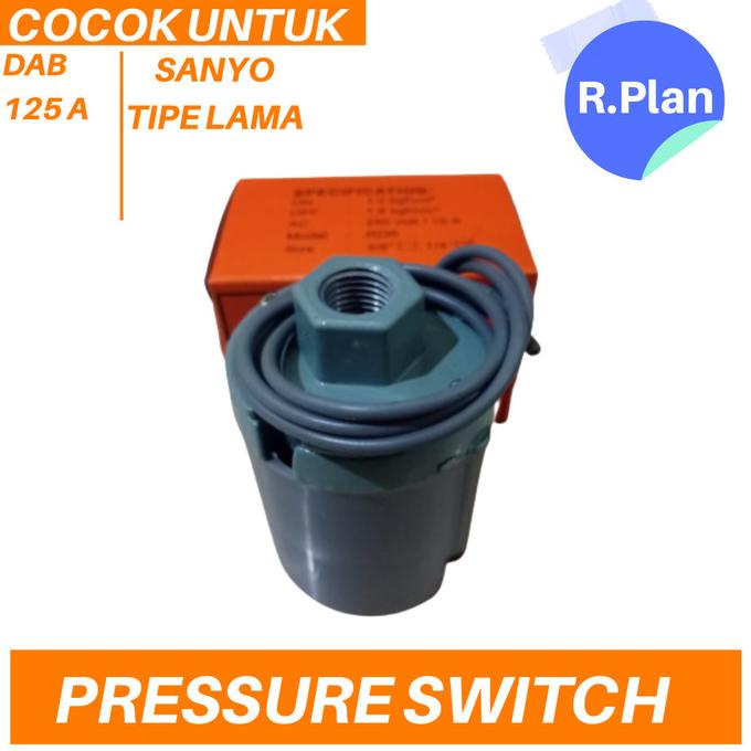 Kualitas terbaik] Pressure Switch Pompa Air ( Otomatis ) Drat Kecil 1/4" dab sanyo