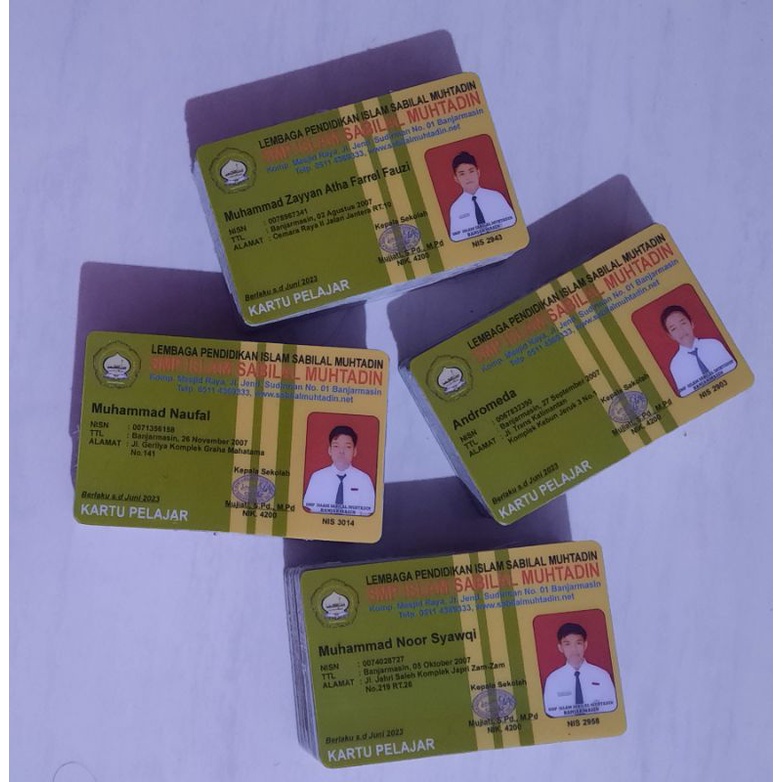 

Cetak Id Card PVC