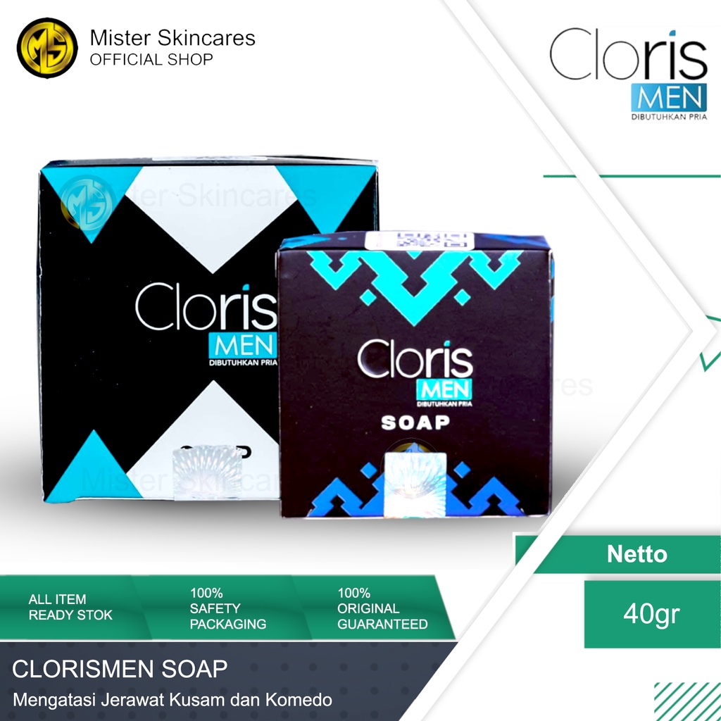 Jual Clorismen Soap - Sabun Muka Pria Untuk Kulit Cerah Bebas Kusam ...