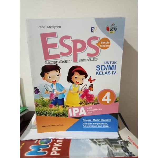 buku esps IPA kelas 4 SD Erlangga